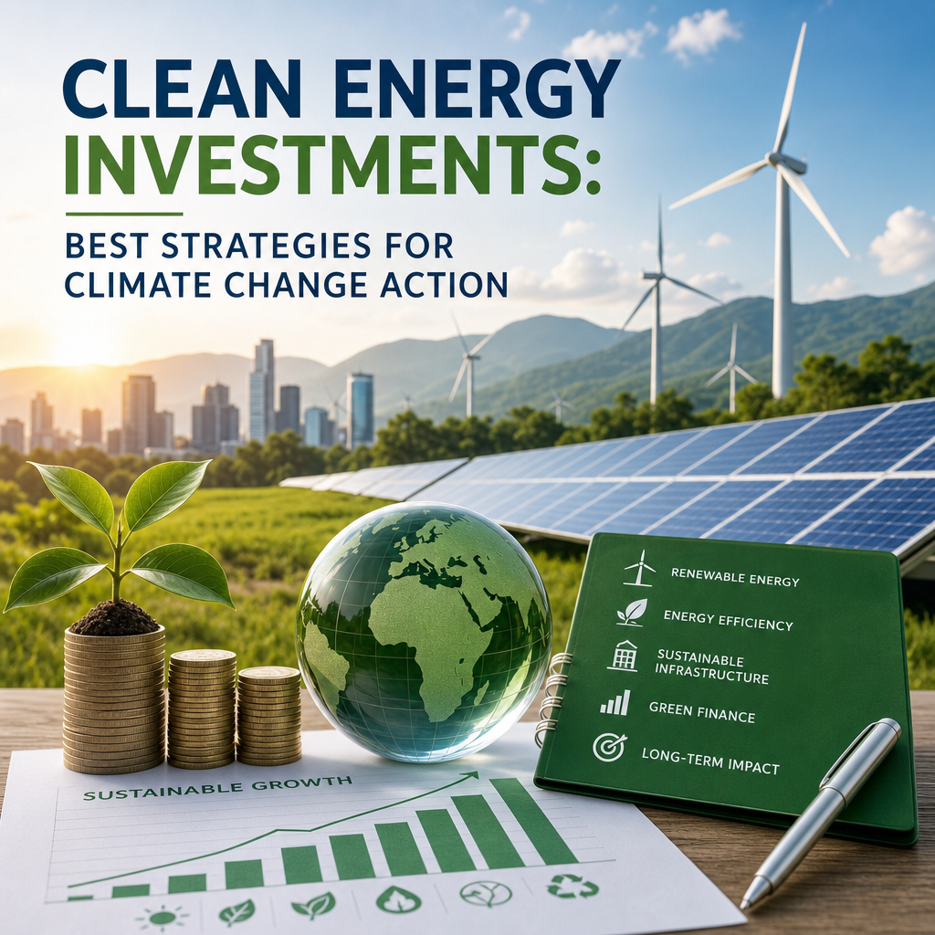 Additional Illustration of Clean Energy Investments: Best Strategies for Climate Change Action