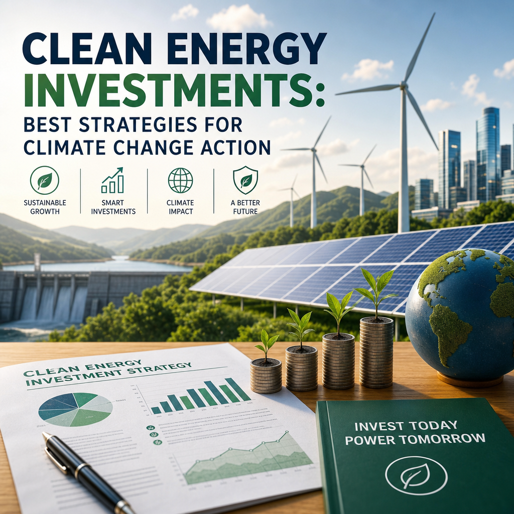 Additional Illustration of Clean Energy Investments: Best Strategies for Climate Change Action