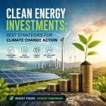 Illustration of Clean Energy Investments: Best Strategies for Climate Change Action