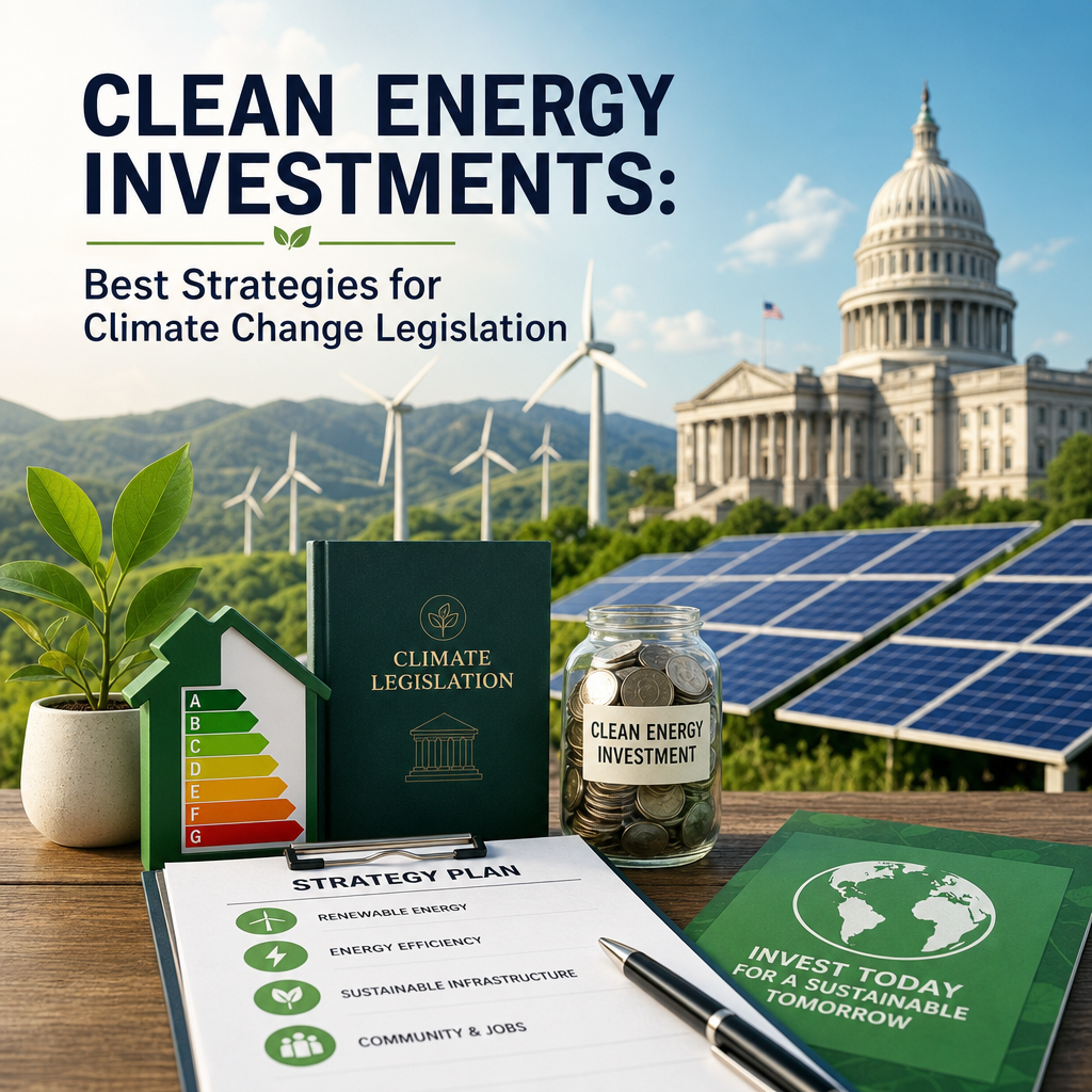 Additional Illustration of Clean Energy Investments: Best Strategies for Climate Change Legislation