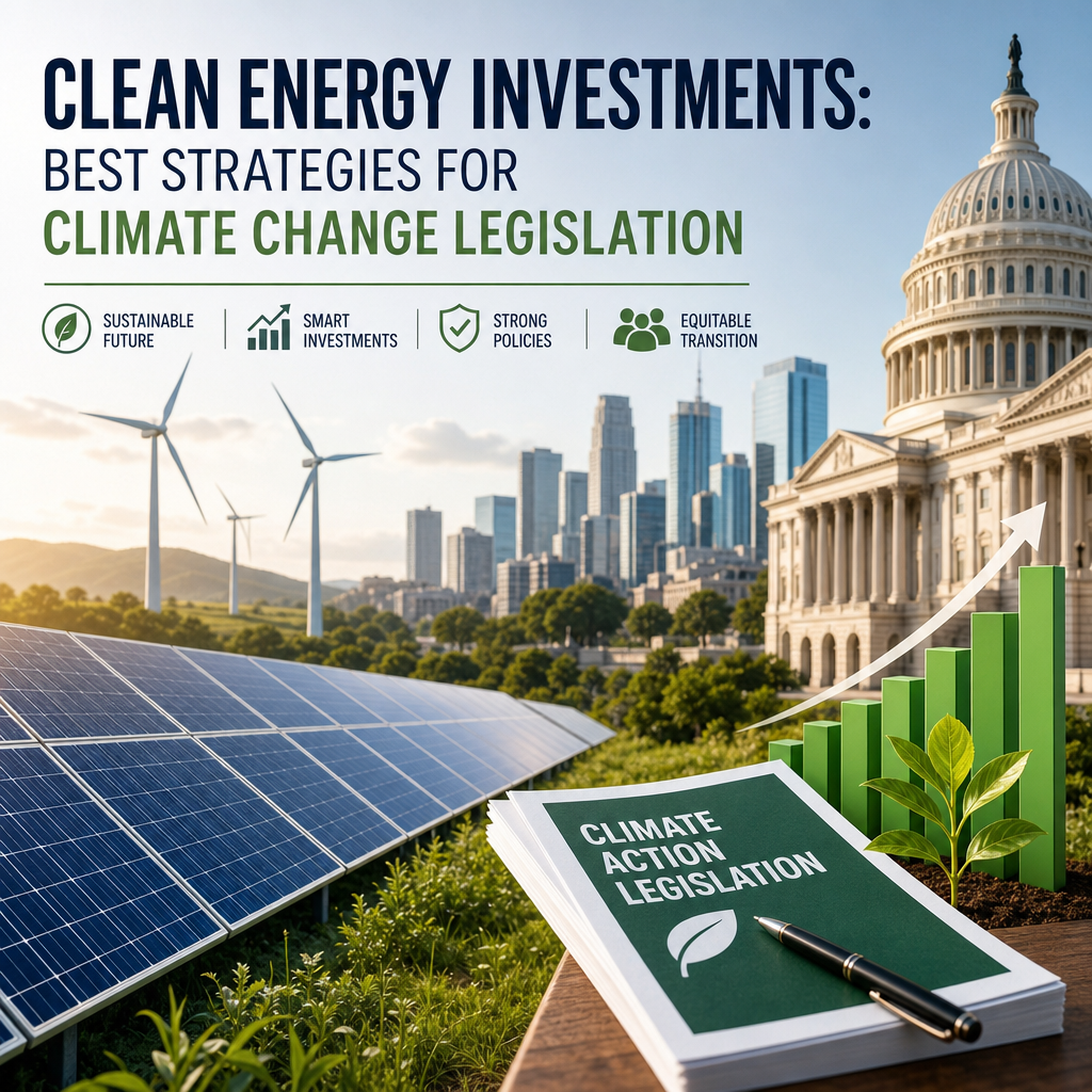 Additional Illustration of Clean Energy Investments: Best Strategies for Climate Change Legislation