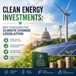 Illustration of Clean Energy Investments: Best Strategies for Climate Change Legislation