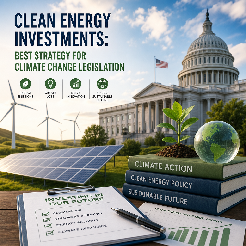 Additional Illustration of Clean Energy Investments: Best Strategy for Climate Change Legislation