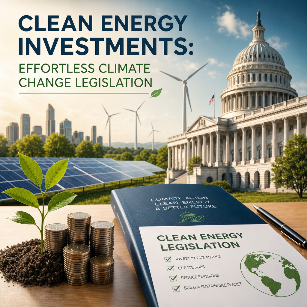 Additional Illustration of Clean Energy Investments: Effortless Climate Change Legislation