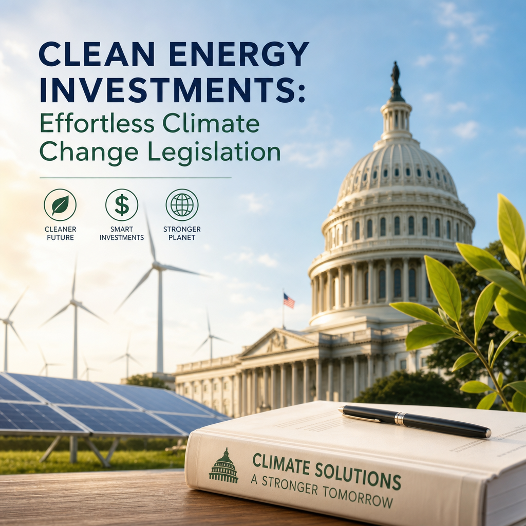 Additional Illustration of Clean Energy Investments: Effortless Climate Change Legislation