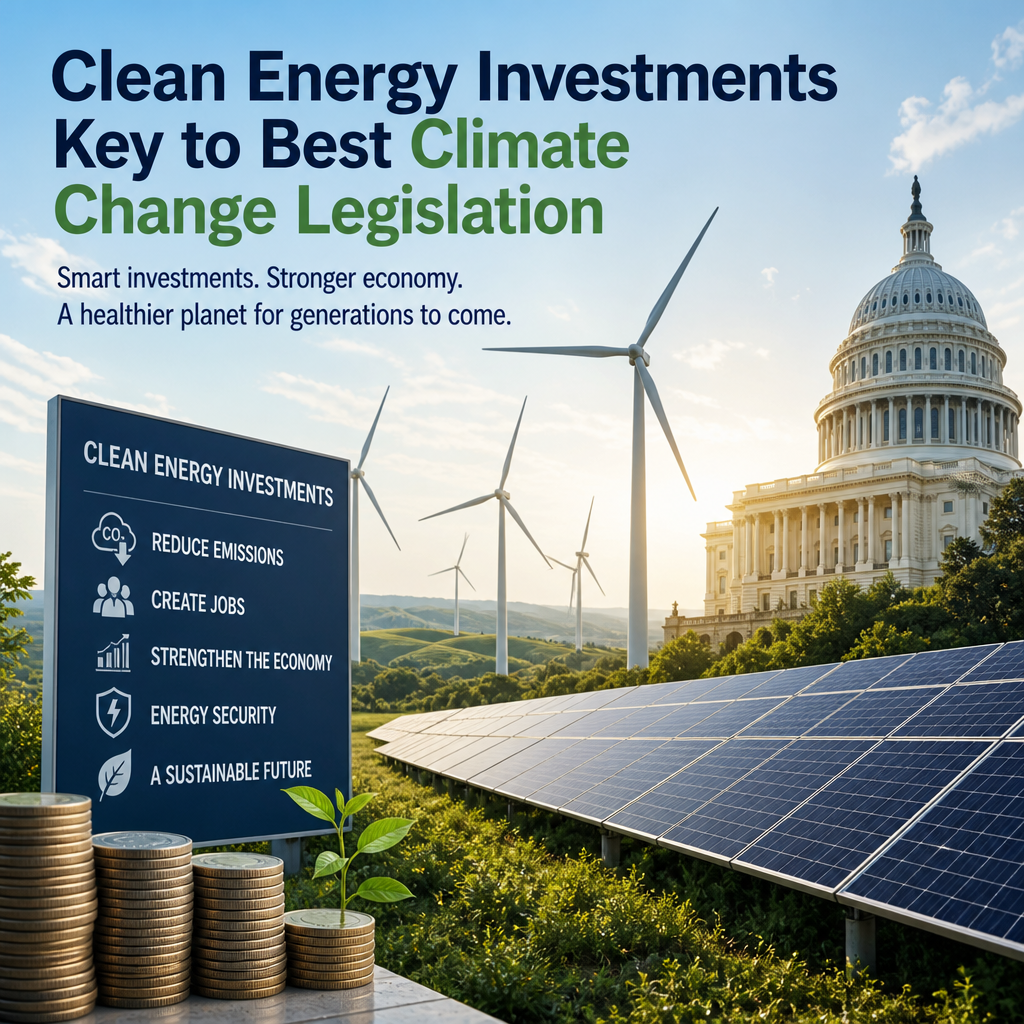 Additional Illustration of Clean Energy Investments Key to Best Climate Change Legislation