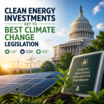 Illustration of Clean Energy Investments Key to Best Climate Change Legislation