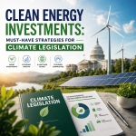 Illustration of Clean Energy Investments: Must-Have Strategies for Climate Legislation