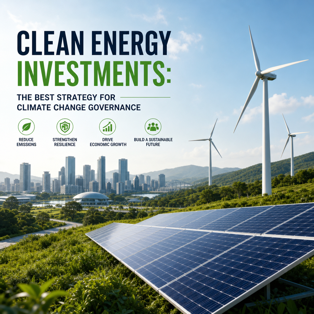 Additional Illustration of Clean Energy Investments: The Best Strategy for Climate Change Governance