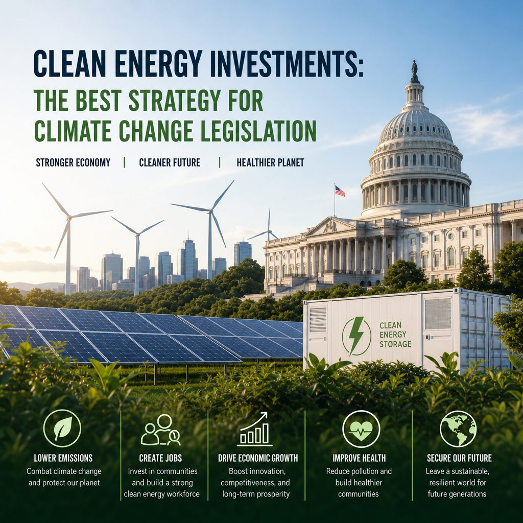 Additional Illustration of Clean Energy Investments: The Best Strategy for Climate Change Legislation