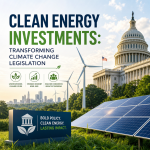 Illustration of Clean Energy Investments: Transforming Climate Change Legislation