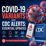 Illustration of COVID-19 Variants and CDC Alerts: Essential Updates