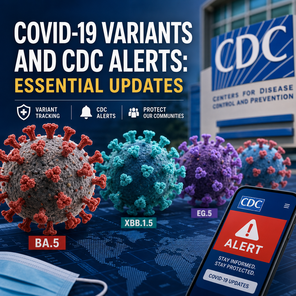 Additional Illustration of COVID-19 Variants and CDC Alerts: Essential Updates