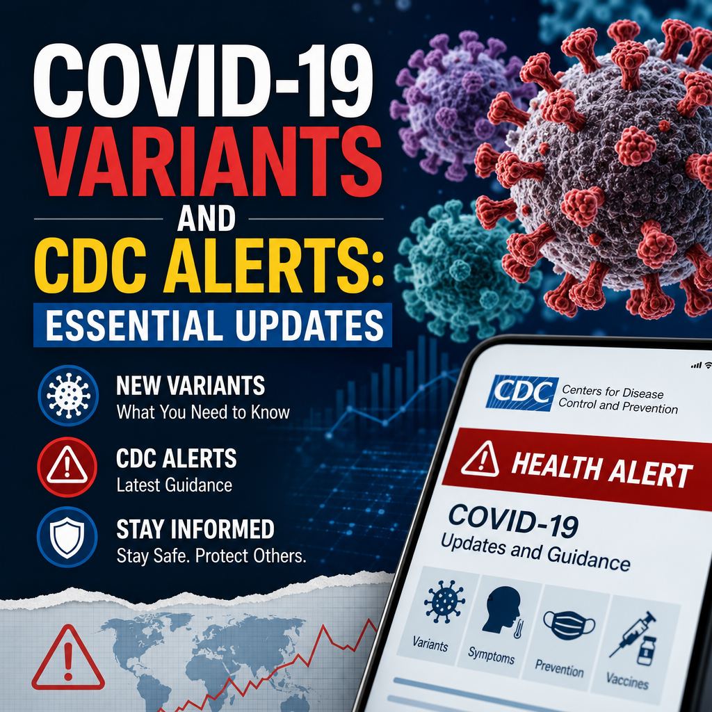 Additional Illustration of COVID-19 Variants and CDC Alerts: Essential Updates