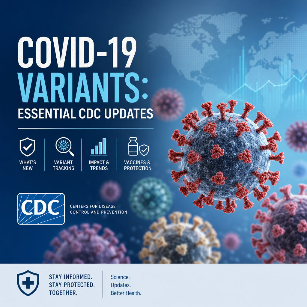 Illustration of COVID-19 Variants: Essential CDC Updates