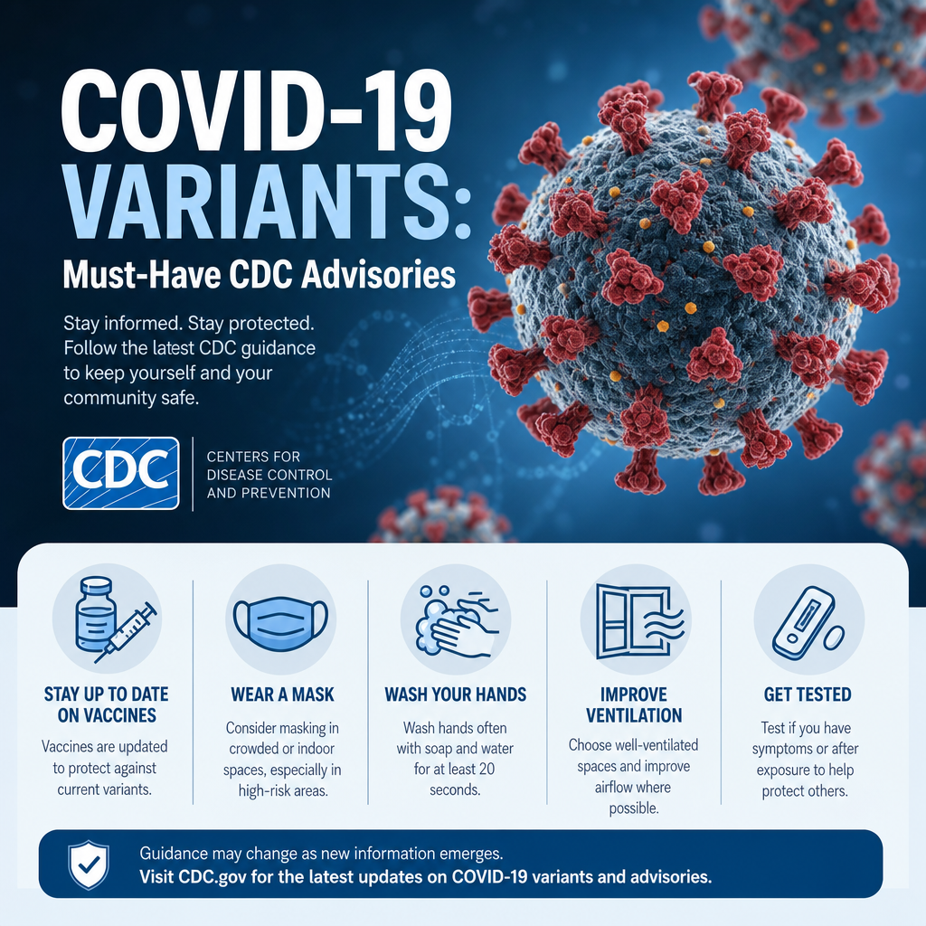 Additional Illustration of COVID-19 Variants: Must-Have CDC Advisories