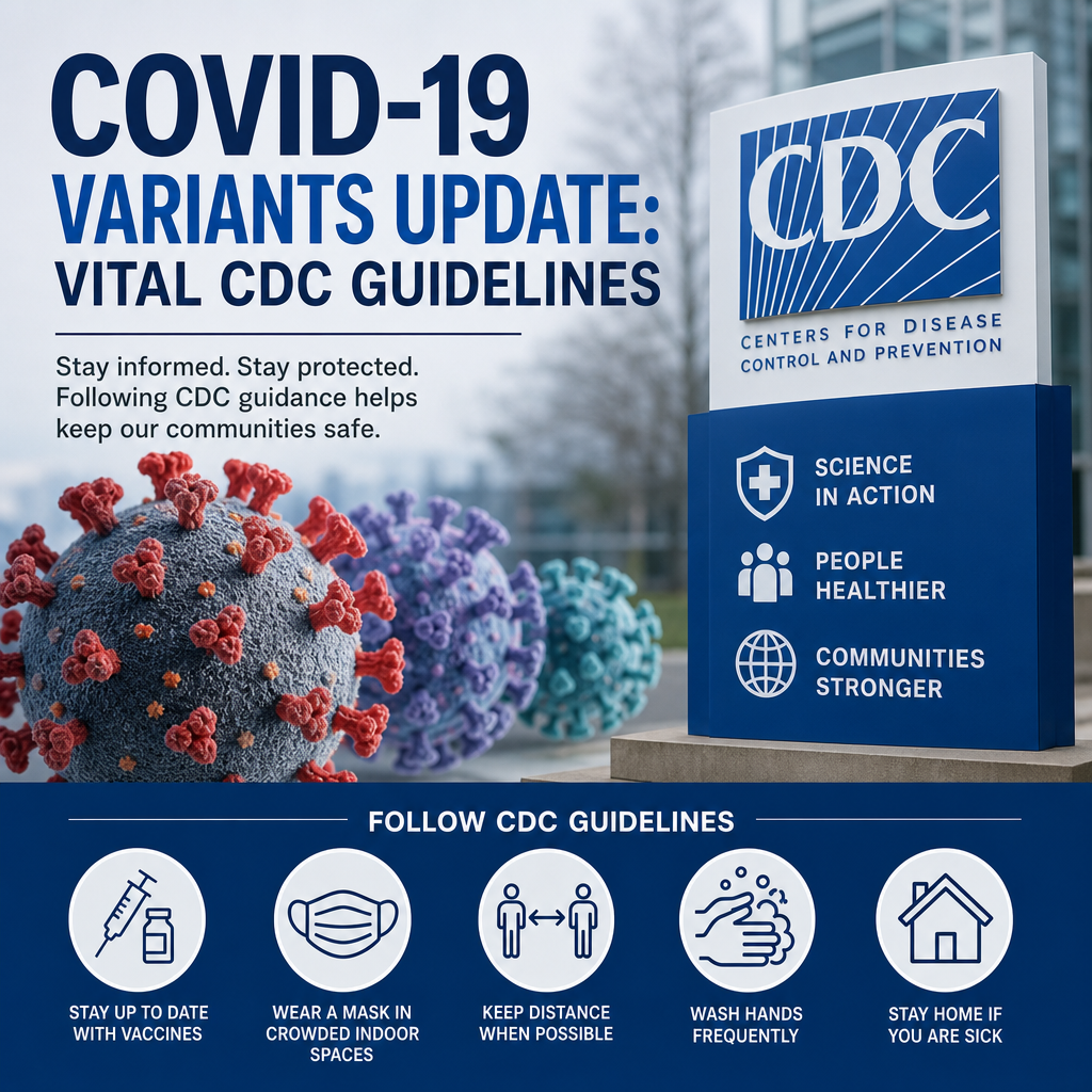Additional Illustration of COVID-19 Variants Update: Vital CDC Guidelines
