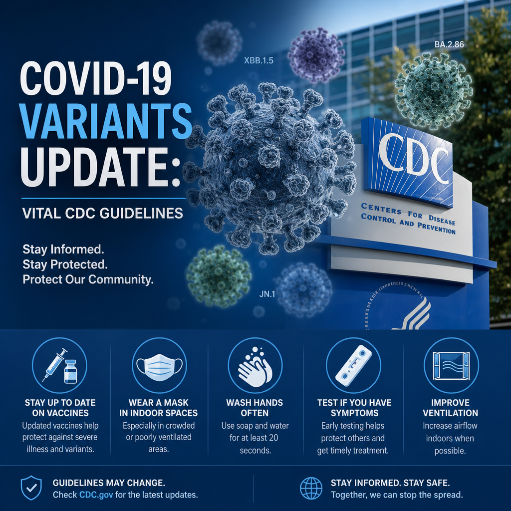 Additional Illustration of COVID-19 Variants Update: Vital CDC Guidelines