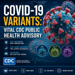 Illustration of COVID-19 Variants: Vital CDC Public Health Advisory