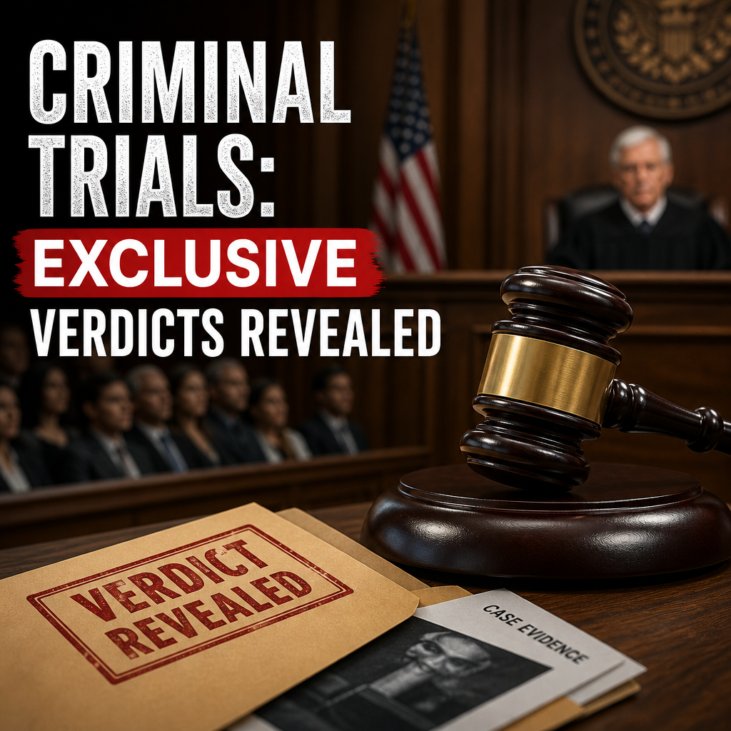 Additional Illustration of Criminal Trials: Exclusive Verdicts Revealed