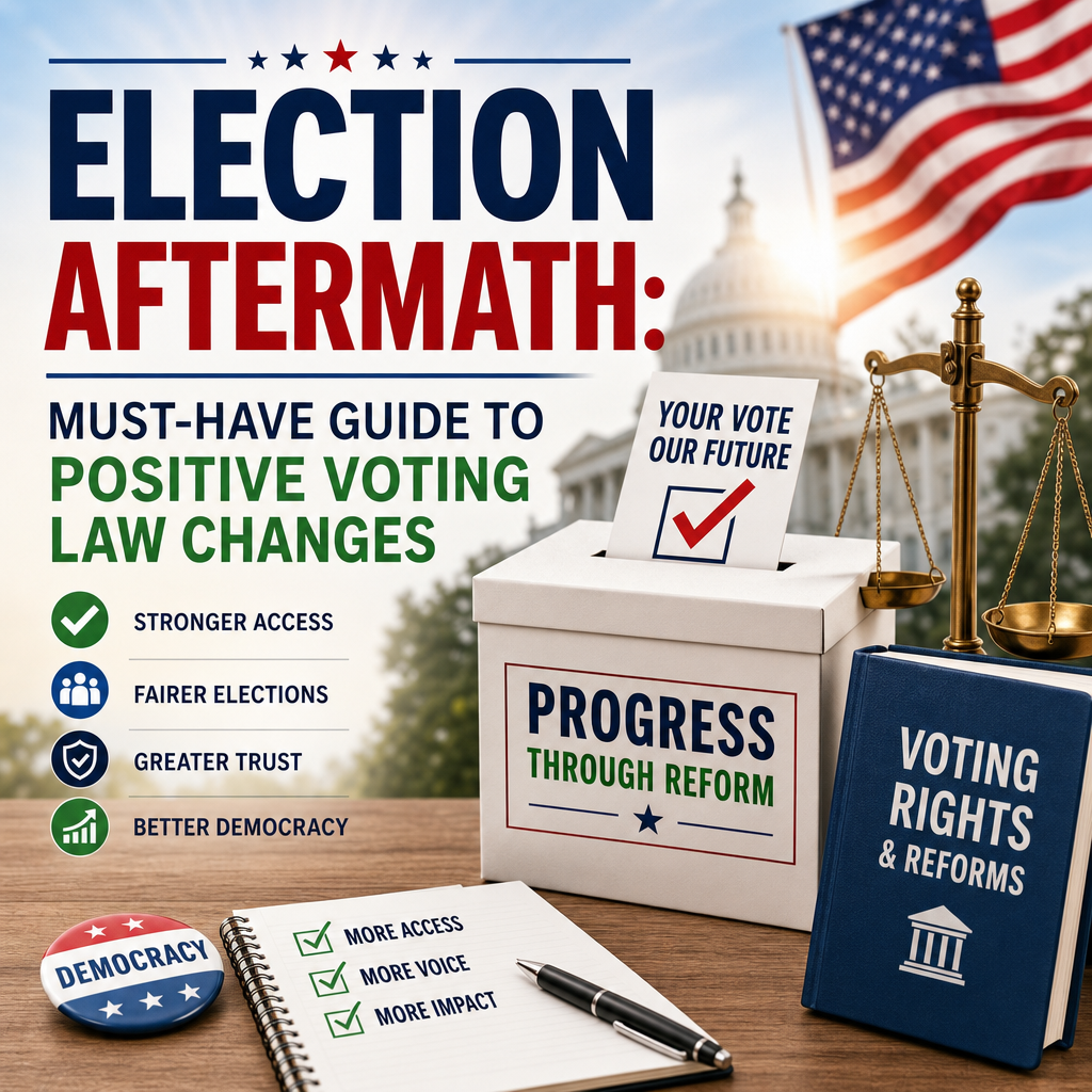 Illustration of Election Aftermath: Must-Have Guide to Positive Voting Law Changes