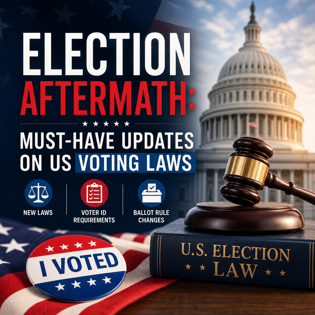Illustration of Election Aftermath: Must-Have Updates on US Voting Laws