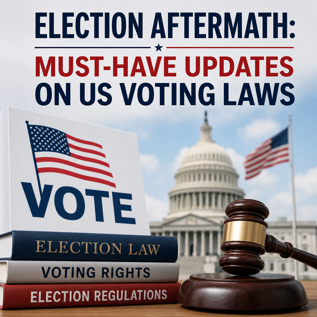 Illustration of Election Aftermath: Must-Have Updates on US Voting Laws