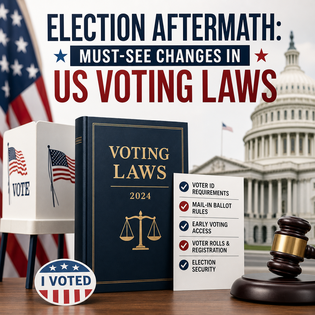 Additional Illustration of Election Aftermath: Must-See Changes in US Voting Laws