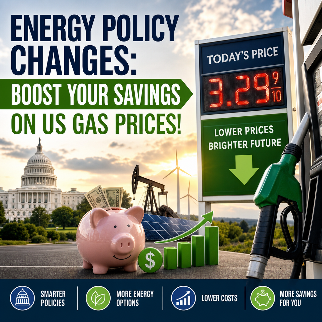 Additional Illustration of Energy Policy Changes: Boost Your Savings on US Gas Prices!