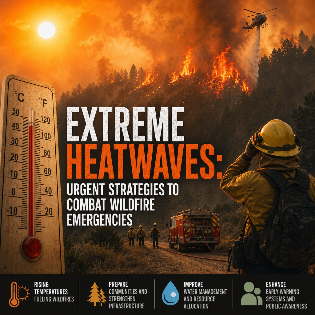 Additional Illustration of Extreme Heatwaves: Urgent Strategies to Combat Wildfire Emergencies