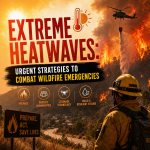 Illustration of Extreme Heatwaves: Urgent Strategies to Combat Wildfire Emergencies