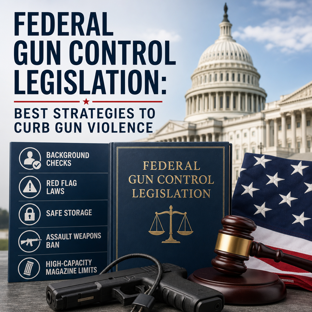 Illustration of Federal Gun Control Legislation: Best Strategies to Curb Gun Violence