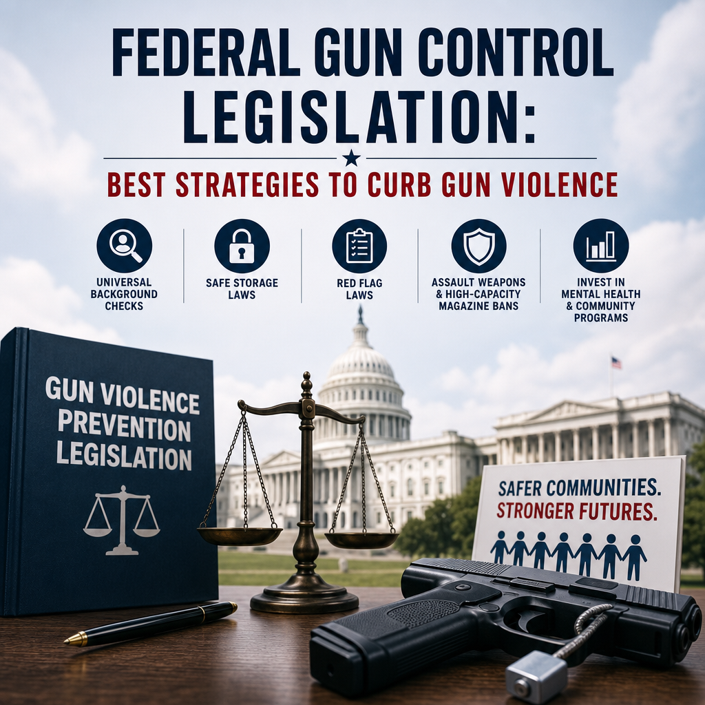 Additional Illustration of Federal Gun Control Legislation: Best Strategies to Curb Gun Violence