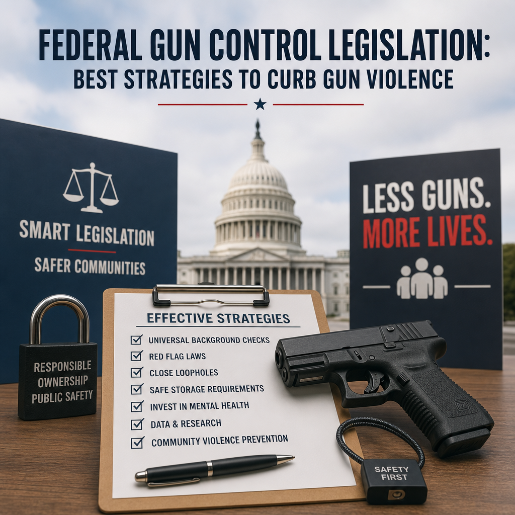 Additional Illustration of Federal Gun Control Legislation: Best Strategies to Curb Gun Violence