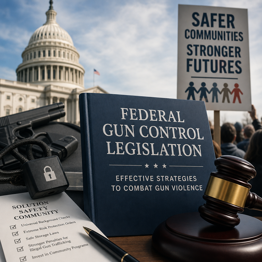 Illustration of Federal Gun Control Legislation: Effective Strategies to Combat Gun Violence