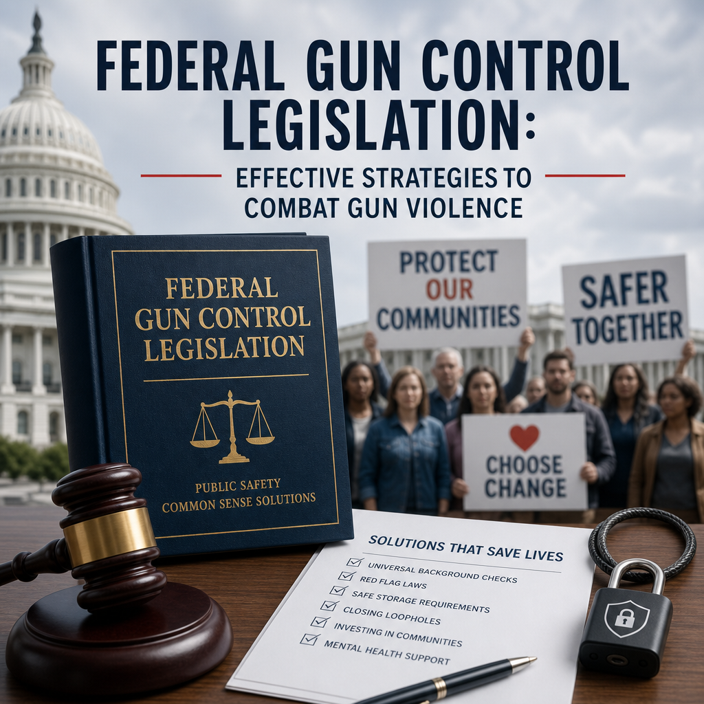 Additional Illustration of Federal Gun Control Legislation: Effective Strategies to Combat Gun Violence