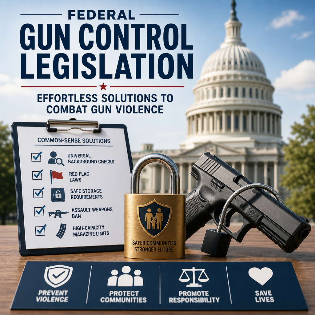 Additional Illustration of Federal Gun Control Legislation: Effortless Solutions to Combat Gun Violence