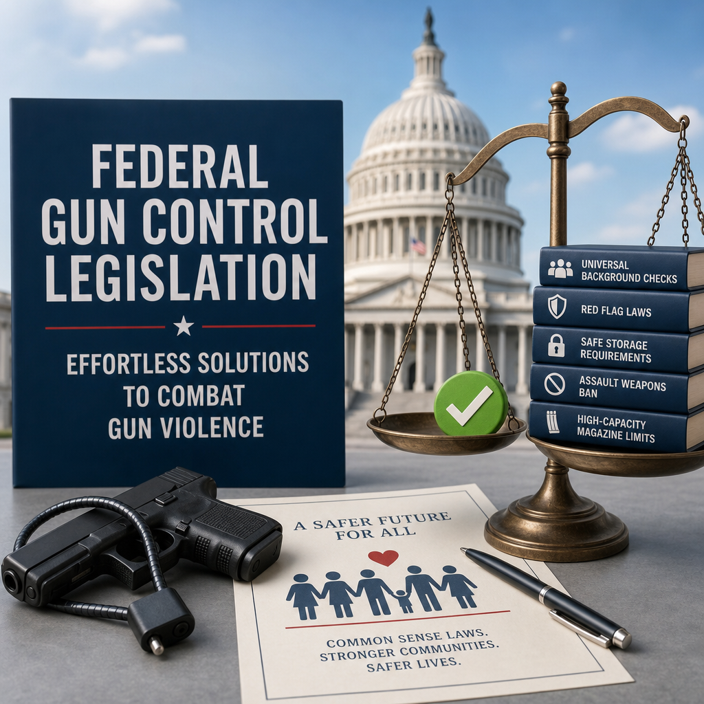 Additional Illustration of Federal Gun Control Legislation: Effortless Solutions to Combat Gun Violence