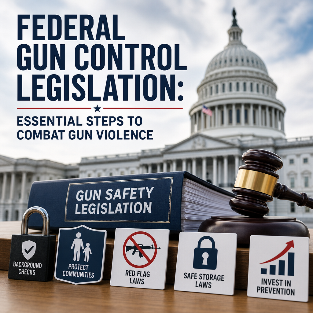 Additional Illustration of Federal Gun Control Legislation: Essential Steps to Combat Gun Violence