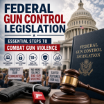 Illustration of Federal Gun Control Legislation: Essential Steps to Combat Gun Violence