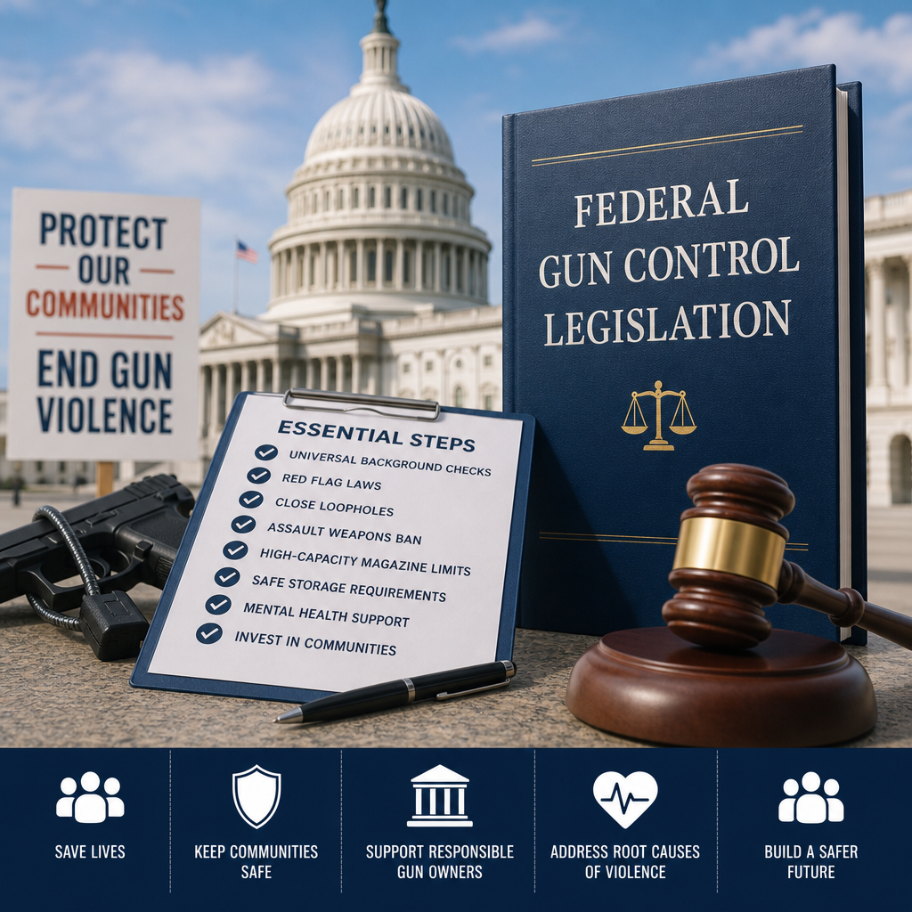 Additional Illustration of Federal Gun Control Legislation: Essential Steps to Curb Gun Violence