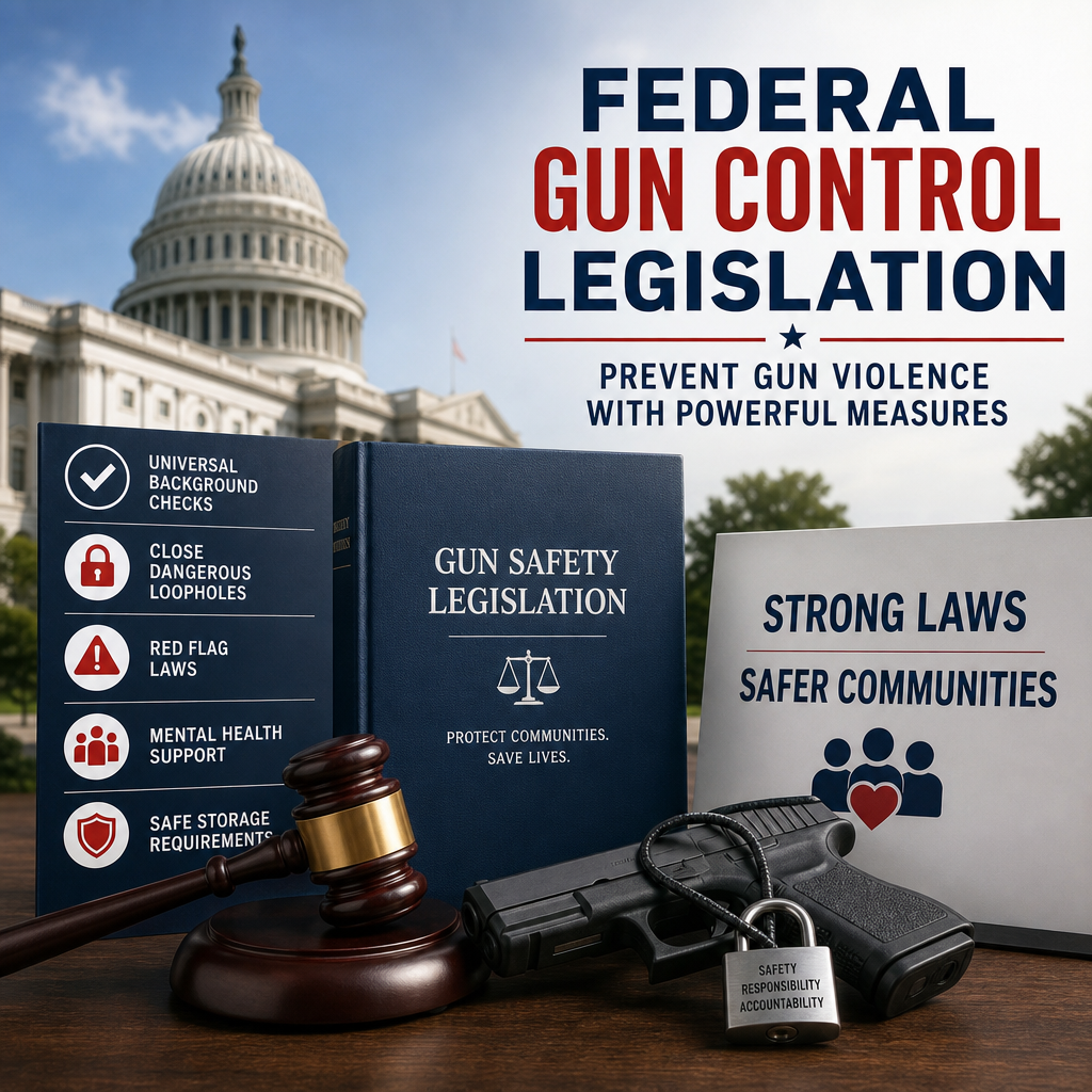 Additional Illustration of Federal Gun Control Legislation: Prevent Gun Violence with Powerful Measures