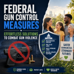 Illustration of Federal Gun Control Measures: Effortless Solutions to Combat Gun Violence