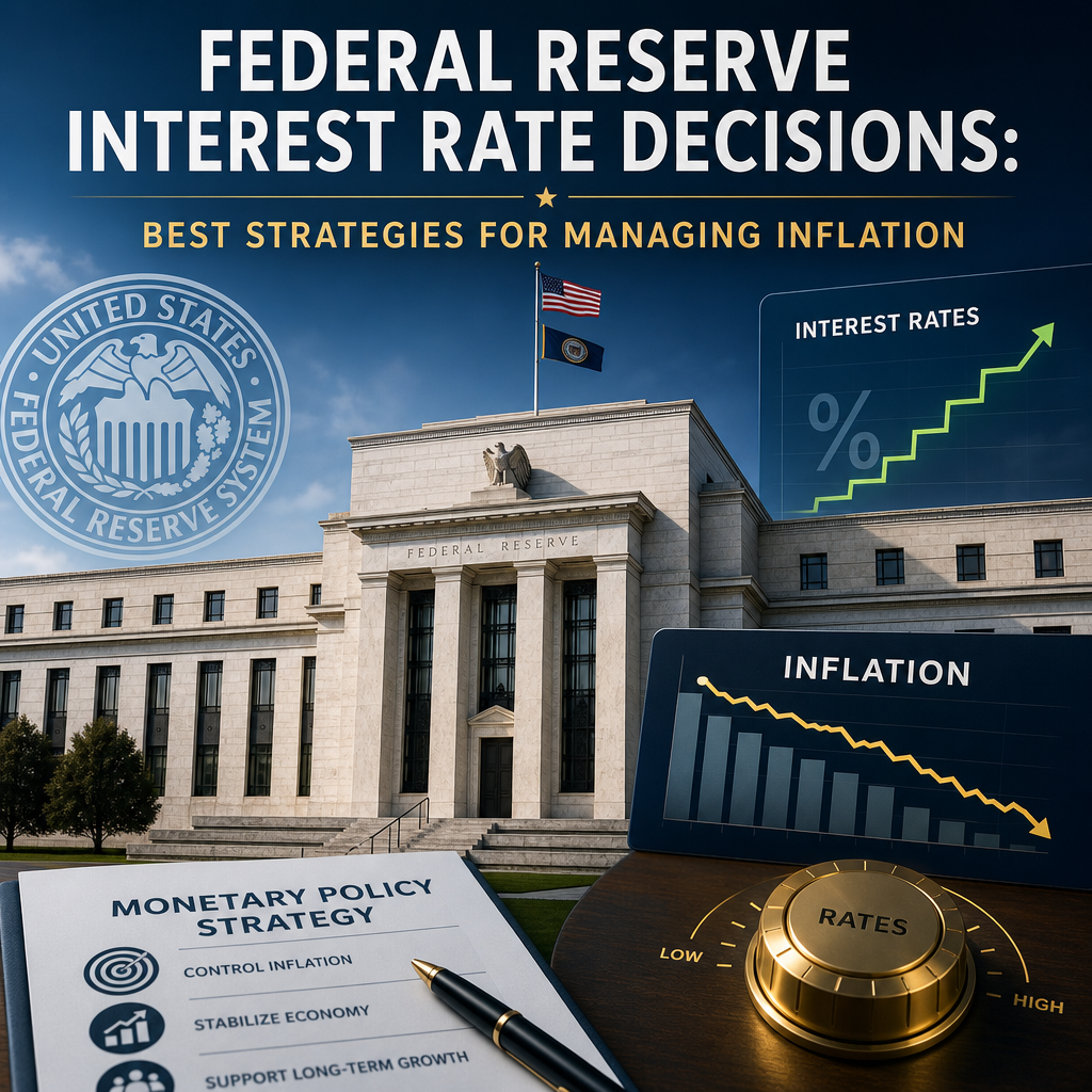 Illustration of Federal Reserve Interest Rate Decisions: Best Strategies for Managing Inflation