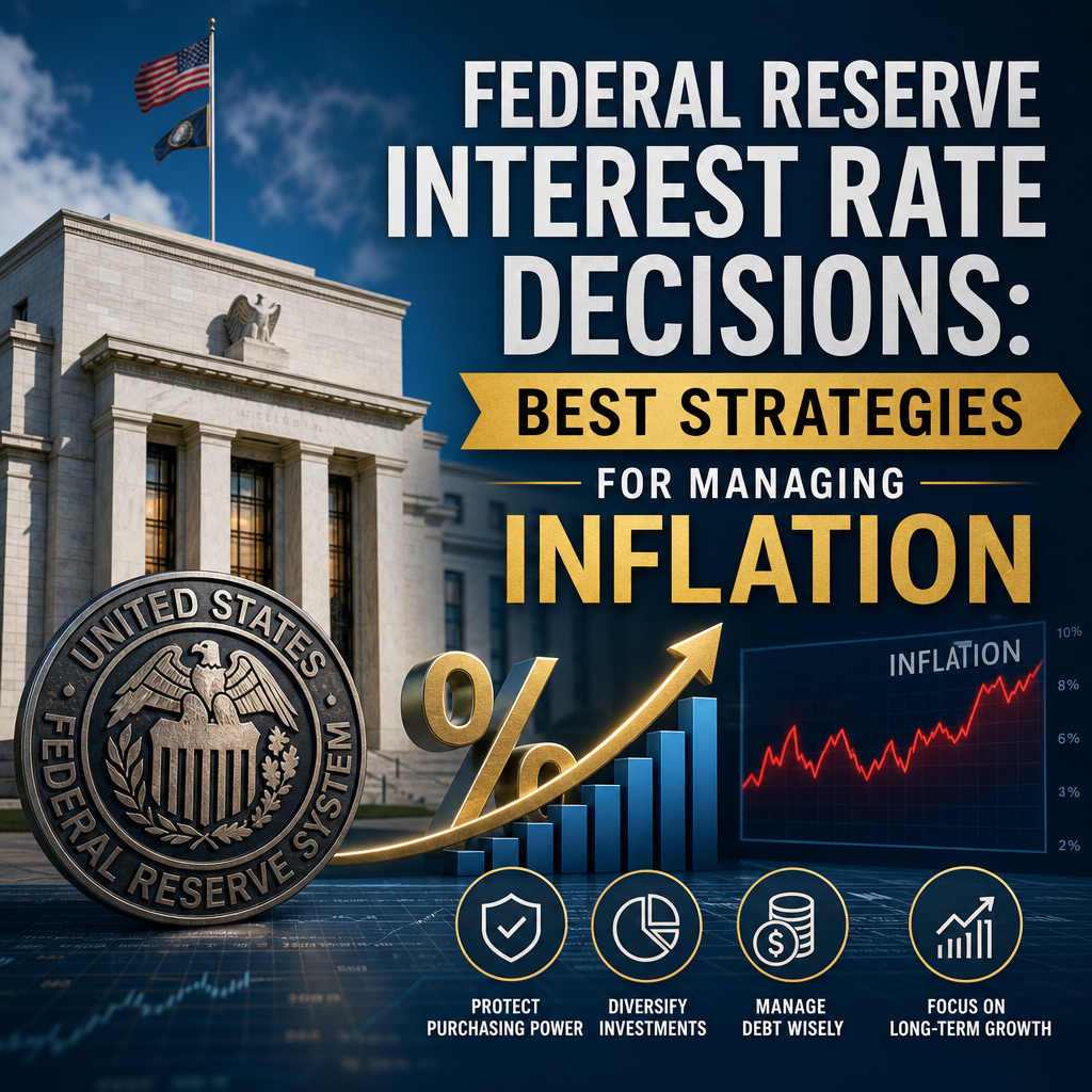 Illustration of Federal Reserve Interest Rate Decisions: Best Strategies for Managing Inflation