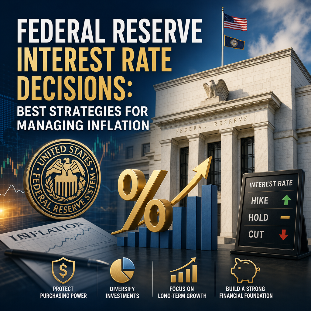 Illustration of Federal Reserve Interest Rate Decisions: Best Strategies for Managing Inflation