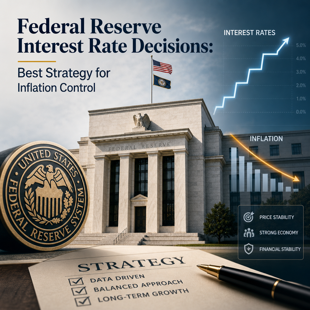 Additional Illustration of Federal Reserve Interest Rate Decisions: Best Strategy for Inflation Control