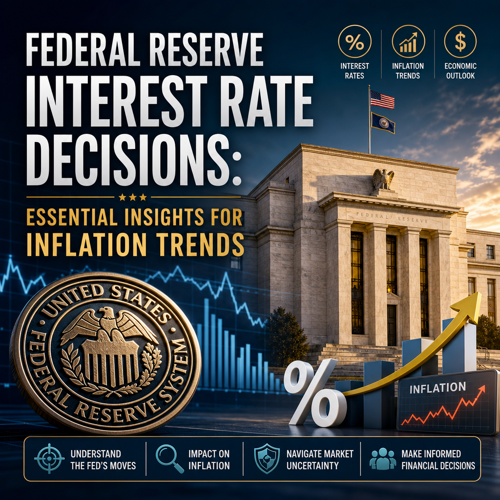 Illustration of Federal Reserve Interest Rate Decisions: Essential Insights for Inflation Trends