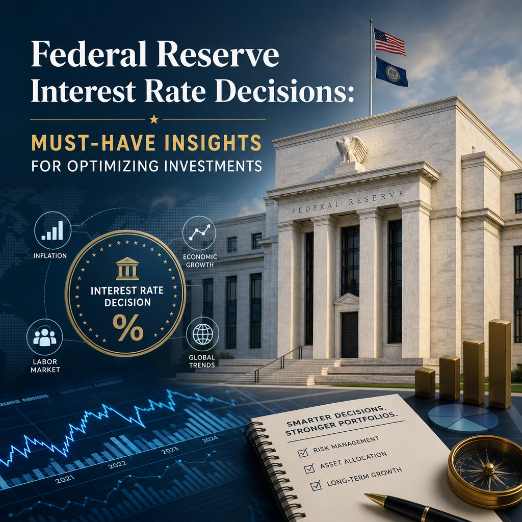 Illustration of Federal Reserve Interest Rate Decisions: Must-Have Insights for Optimizing Investments