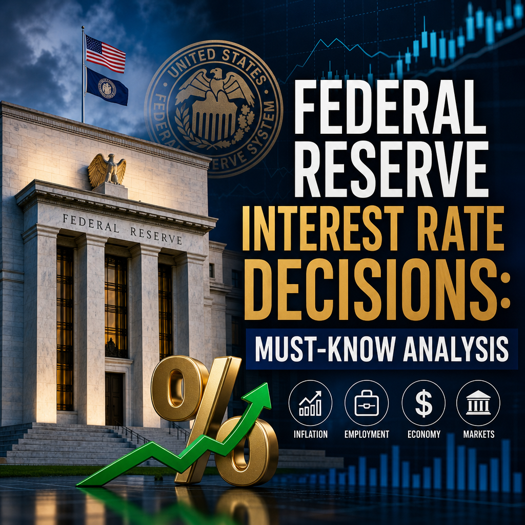 Illustration of Federal Reserve Interest Rate Decisions: Must-Know Analysis